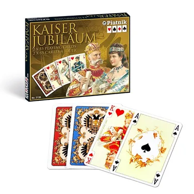 Produktbild von Piatnik - 213847 Kaiser Jubiläum Bridge WK