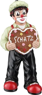 Image de Gilde Clown, "Schatz", Kunstharz, mehrfarbig, VE 1, L. 4.5 cm, B. 6 cm, H. 12.5 cm 35427 4063387354278