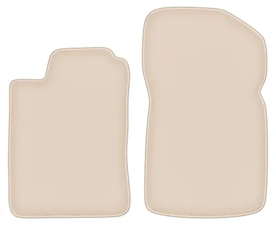 Produktbild von DURBAN Beige Velours-Fußmatten vorne für Renault Megane I Cabrio, Coupé (1995-2002)
