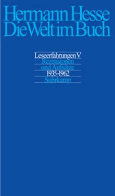 Zdjęcie produktu dla Hesse, H: Welt im Buch V.