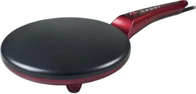 Obrázek produktu pro Beper BT.710Y Palačinkář, 800 W, 20 cm, Míchací mísa, Nepřilnavý povrch, Červený