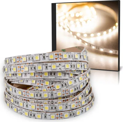 Produktbild von LED Strip 5050 Neutralweiß (4000K) 72W 500CM 12V IP20