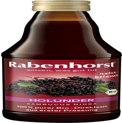 Produktbild von Rabenhorst Holunder Bio Muttersaft 330 ml