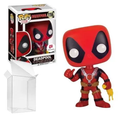 Productafbeelding van Funko Pop! Marvel: Deadpool (rubberkip) #116, exclusief bij Walgreens