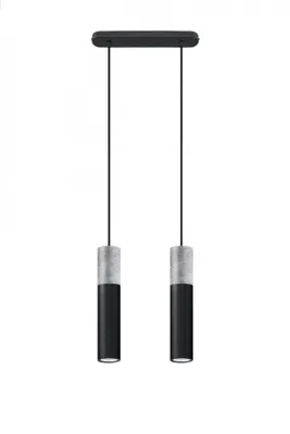 Zdjęcie produktu dla Lampa wisząca BORGIO 2 czarny SL.0651 Sollux