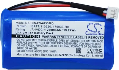 Immagine prodotto di TECHTEK Batteria compatibile con [Fresenius] infusion pump Fresenius Volumat, infusion pump Volumat Agilia, Infusions pump Volumat Agilia, Infusions
