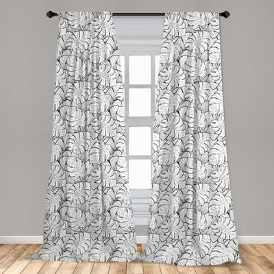 Produktbild von Abakuhaus, Fenstervorhänge, Palm Leafage, 2-Panel-Set, 150 x 225 cm