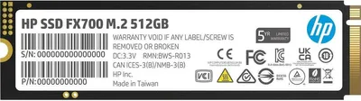 Immagine prodotto di HP SSD FX700 512GB 8U2N1AA#ABB intern (8U2N1AA#ABB)
