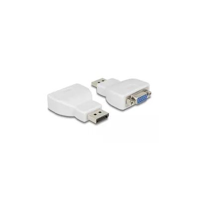 Productafbeelding van DELOCK DisplayPort adapter, DP naar D-Sub15 (VGA), wit