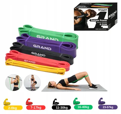 Produktbild von Grand SF332 Widerstandsband-Set Fitness Training