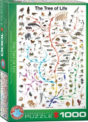 Immagine prodotto di Eurographics Puzzle Der Lebensbaum, Stammbaum, Artenlehre, 1000 Teile, 68 x 48 cm, 6000-0282