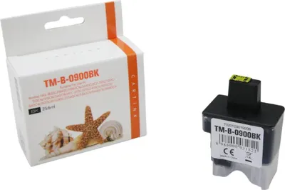Produktbild von black Tinte 4.6-LC900BK kompatibel mit Brother LC-900BK
