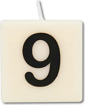 Immagine prodotto di Candela per lettere Paperdreams n. 9, 4 pz.
