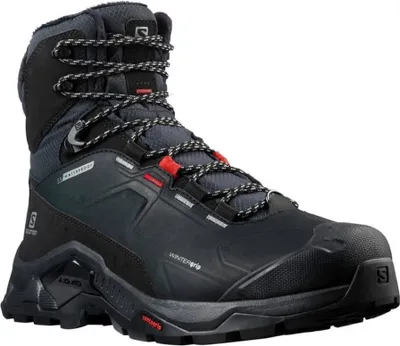 Produktbild von Salomon Quest Winter TS CSWP Winterwanderschuhe Black/Goji Berry/Monument UK 5,5 - EU 38,7
