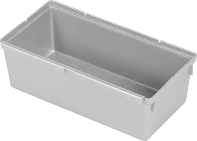 Produktbild von keeeper my basics Schubladeneinteiler aus Kunststoff, 15 x 8 cm, silber (1 Stück)