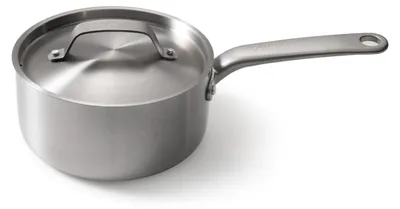 RVS Steelpan 18 cm, 2,2 L, mit Deckel, PFAS-frei