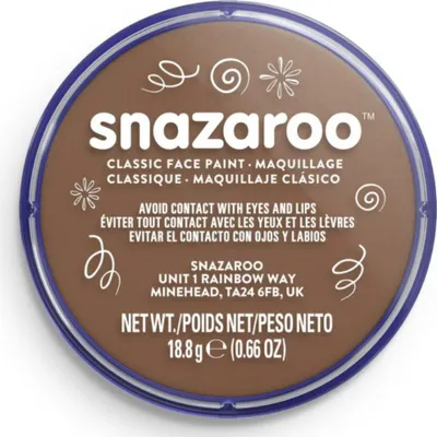 Image de SNAZAROO Couleur Visage Beige Marron 18ml