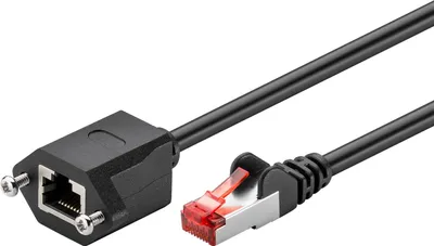 Obrázek produktu pro goobay CAT 6 prodlužovací kabel F/UTP černý 2 m