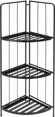 Obrázok produktu pre Kovový Rohový Regál 3 Police 90 Cm