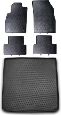 Produktbild von Gummi Kofferraumwanne + Fußmatten Set für Opel Astra J Sports Tourer, Bj. 2011-