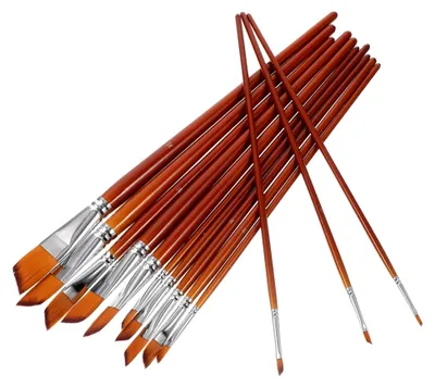 Produktbild von 13-teiliges Pinselset aus Nylon für Künstler und Schüler