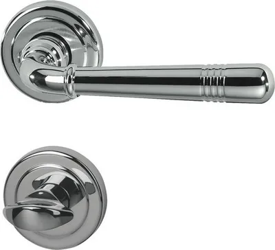 Produktbild von Rosettengarniturchrom/poliert WC für Bad + WC Türen