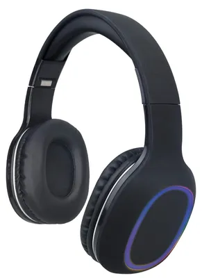 Zdjęcie produktu dla Słuchawki Bluetooth FH0955 LED, czarne, 45271, z funkcją redukcji szumów
