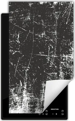 Produktbild von DarHaus Herdabdeckplatte 1 teilig 30x52 cm Anti Rutsch Matte Aufrollbar, grau