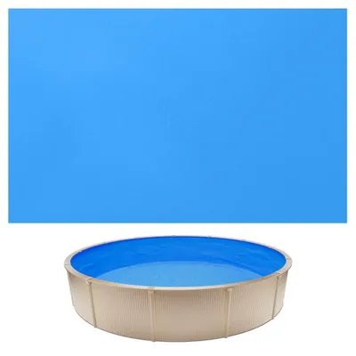 Image de Film de piscine rond - Diamètre : 360 cm - PVC de 0,4 mm - Bleu - Film de remplacement