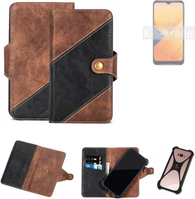 Produktbild von K-S-Trade Handyhülle Schutzhülle Bookstyle Case kompatibel mit Wiko Y81 Klapphülle Cover Hülle Schutztasche 1x