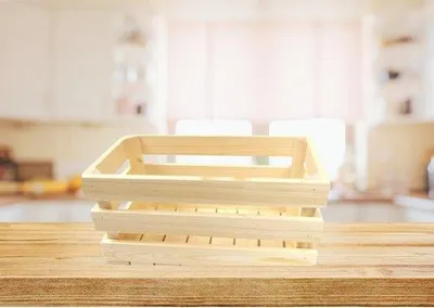 Productafbeelding van Houten Kist voor Opslag Wijn, Fruit en Groenten | Ecologisch & Schuurklaar