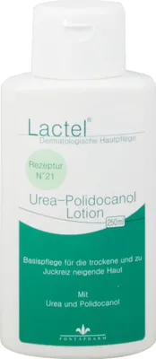 Produktbild von Lactel Nr.21 5% Urea Polidocanol Lotion für die trockene und zu Juckreiz neigende Haut, 250 ml Lotion