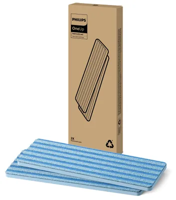Produktbild von Philips OneUp Ersatzpad für Fliesen, Stein und Beton (XV1883/20) Doppelpack