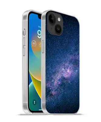 Produktbild von MuchoWow® Handyhülle Schutzhülle Hülle für Apple iPhone 14 Plus - Soft case Galaxie - Sterne - Weltraum - Jungen - Mädchen - Kinder Silikon Softcase Handy Hülle - Abbildung
