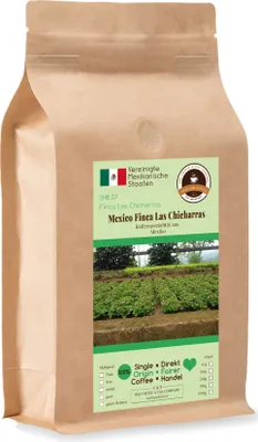 Produktbild von Kaffee Mit Herz - Mexico Finca Las Chicharras - 500 g Mittel Gemahlen