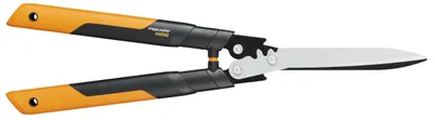 Produktbild von Fiskars PowerGear X Getriebe-Heckenschere HSX92, Schwarz, Orange, Gerade Klinge, Aluminium, 630 mm, 808 g