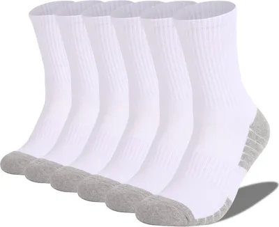 Zdjęcie produktu dla Oddychające, wygodne, grube skarpety outdoorowe trekkingowe, odprowadzające wilgoć skarpety sportowe białe S