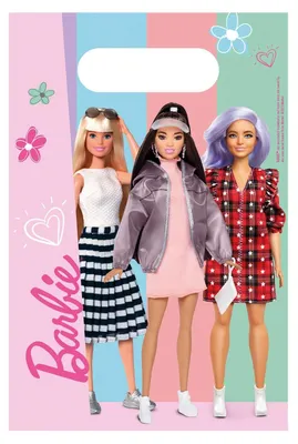 Produktbild von 8 Geschenktüten Barbie Sweet Life 30 x 18 cm -