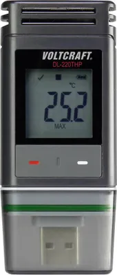 Produktbild von VOLTCRAFT DL-220 THP DL-220THP Temperatur-Datenlogger, Luftfeuchte-Datenlogger, Luftdruck-Datenlogger Messgröße Tempera