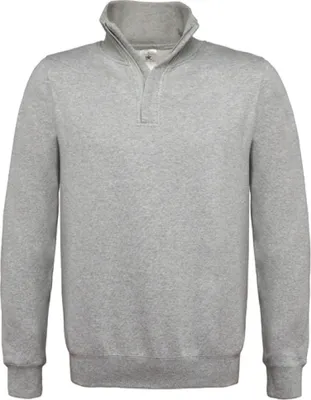 Obrázok produktu pre B&C WUI22 | Pánska mikina ID.004 - Farba: Heather Grey - Veľkosť: 3XL