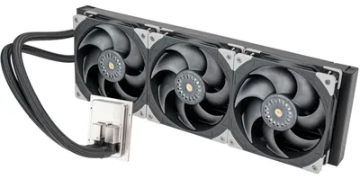 Productafbeelding van SilverStone CPU-koeler XE420, zwart/zilver - CPU-koeler - 2.500 rpm