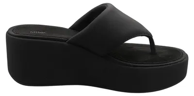 Imagen del producto de FitFlop - Sandalias para mujer, tacón cuña HD301 (talla 41 EU), color negro, Imagen generada por IA