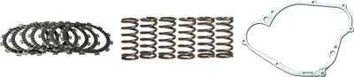 Immagine prodotto di Set frizione per Yamaha YZ 465, anni di produzione 1980-1981: dischi frizione, molle frizione e guarnizione del coperchio frizione di Pamoto - Nuovo