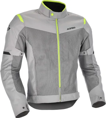 Immagine prodotto di ACERBIS Dual Road giacca impermeabile in poliestere omologata Ramsey Vented 2.0 Grigio/Giallo taglia XL