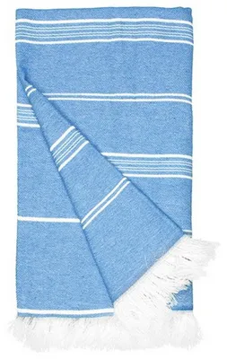 Image de The One Towelling - Serviette « Hamam », matière recyclée LT3393 (taille unique) (bleu cobalt)
