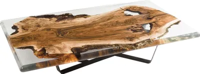 Obrázok produktu pre Drevený konferenčný stolík v hnedej farbe moderný elegantný