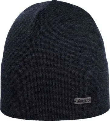 Produktbild von Eisglut dünne Strickmütze Primog Merino 100% Wolle, grau, Gr. Einheitsgröße