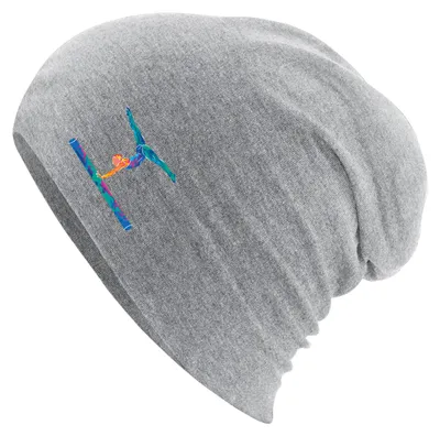 Produktbild von Huuraa Beanie Gymnastik Schwebebalken Heather Grey One Size Baumwolle und Elasthan Mütze Geschenkidee