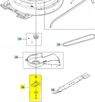 Image de Husqvarna Adaptateur de lame LC151/S, LB256SP