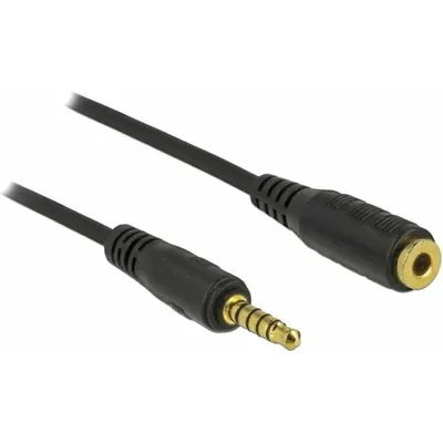 Produktbild von DeLOCK 85701, 3.5mm, Männlich, 3.5mm, Weiblich, 1 m, Schwarz